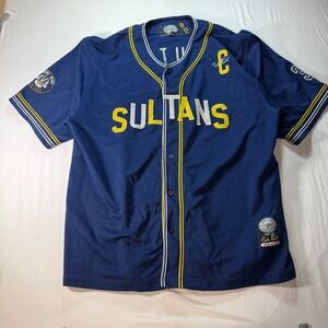 Louisville Slugger Babe Ruth Sultans Jersey Navy Blue XXL G-III Carl Banks #0001